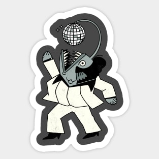 Disco fish Sticker